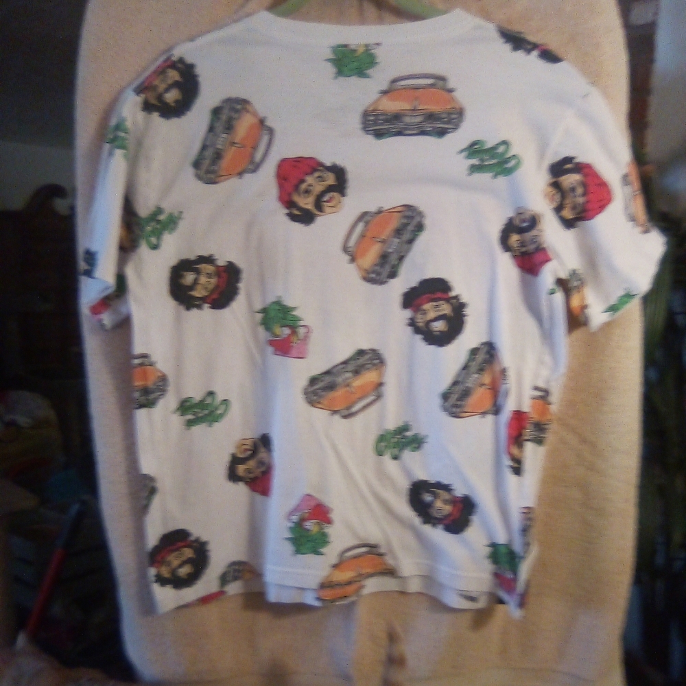 Cheech & Chong White T Shirt Size M